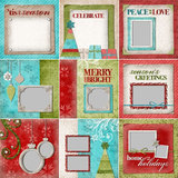 Happy Holidays Predesigned Pages 12x12