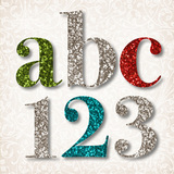 Happy Holidays Alpha Set