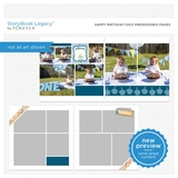 Happy Birthday 12x12 Predesigned Pages