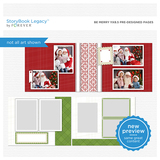Be Merry 11x8.5 Predesigned Pages