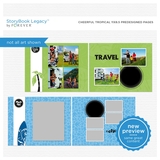 Cheerful Tropical 11x8.5 Predesigned Pages