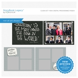 Class Act 11x8.5 Digital Predesigned Pages