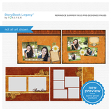 Reminisce Summer 11x8.5 Predesigned Pages