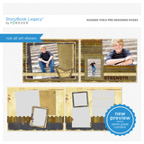Rugged 11x8.5 Predesigned Pages