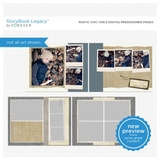 Rustic Chic 11x8.5 Digital Predesigned Pages