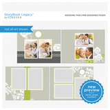 Wedding 11x8.5 Predesigned Pages