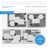 Click And Fill Holidays 11x8.5 Digital Pages