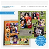 Frightful Halloween 12x12 Page Print Templates