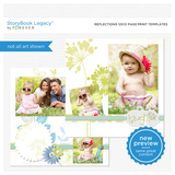 Reflections 12x12 Page Print Templates