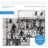 Track And Field 12x12 Page Print Templates