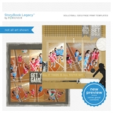 Volleyball 12x12 Page Print Templates