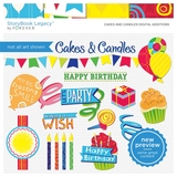 Cakes And Candles Digital Additions