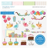 Birdy Birthday Digital Kit