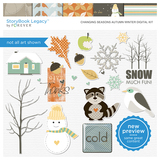 Changing Seasons Autumn Winter Digital Kit