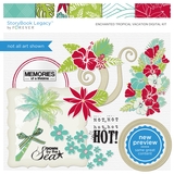 Enchanted Tropical Vacation Digital Kit
