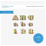 Boots And Braids Digital Alpha Set