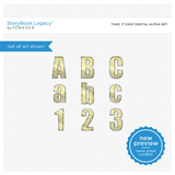 Take It Easy Digital Alpha Set