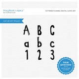 Tattered Flannel Digital Alpha Set