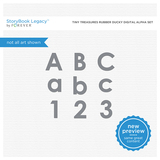 Tiny Treasures Rubber Ducky Digital Alpha Set