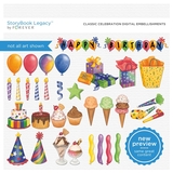 Classic Celebration Digital Embellishments Pc