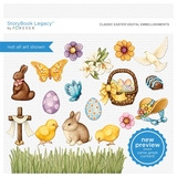Classic Easter Digital Embellishments
