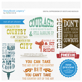 Digital Expressions Of Boots And Buckles