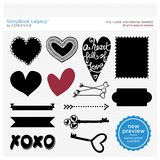 P.S. I Love You Digital Shapes