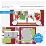 Cheerful Candy Shoppe 12x12 Predesigned Pages