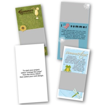 Just Because 4x8 Portrait Photo Card Templates