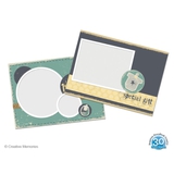 Baby Boy Arrival 5x7 Landscape Folded Card Templates For Storybook Creator (Canceled)