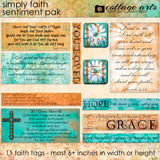 Simply Faith 1 Sentiment Pak
