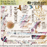 This Is Life 5 Scrap.words