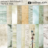 Nature's Sketchbook 11 Paper Pak
