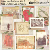Down On The Farm 2 Art Journal Cards