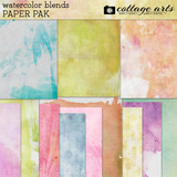 Watercolor Blends Paper Pak