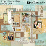 Simply Friendship Page Pak With Alpha