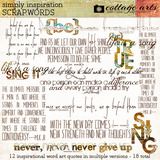 Simply Inspiration Scrap.words