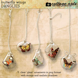 Butterfly Wings Danglies
