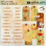 Faith Journey Tags & Labels