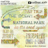 Road Trip Scrap.Words