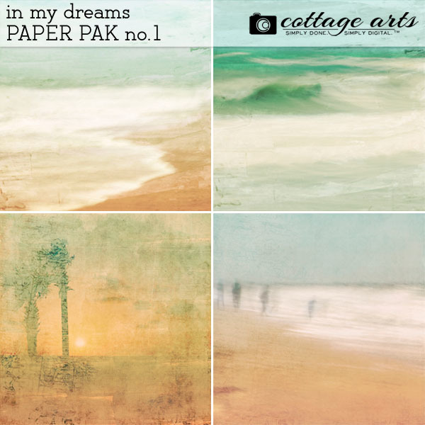 In My Dreams 1 Paper Pak Digital Art - Digital Scrapbooking Kits