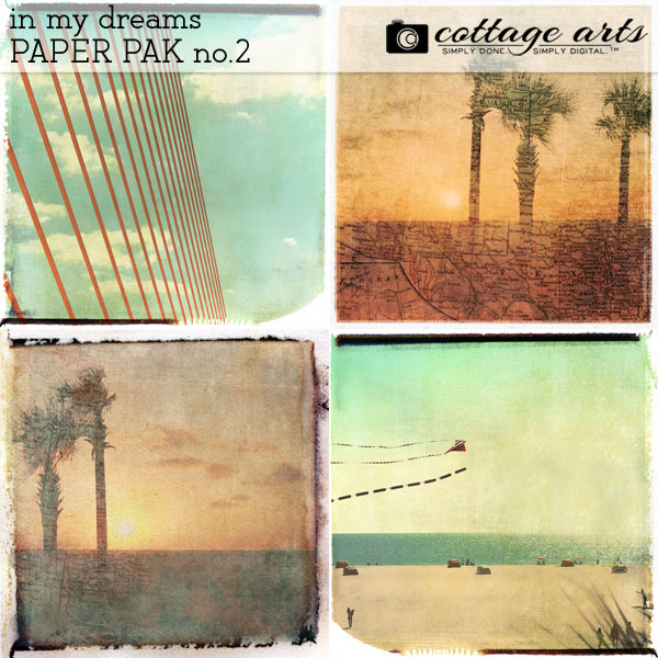 In My Dreams 2 Paper Pak Digital Art - Digital Scrapbooking Kits