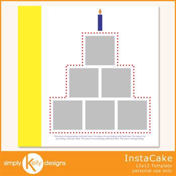 Instacake 12x12 Template