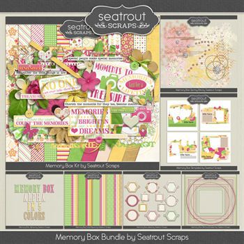 Digital Memory Box Examples Memory Box Bundle | Digital Art