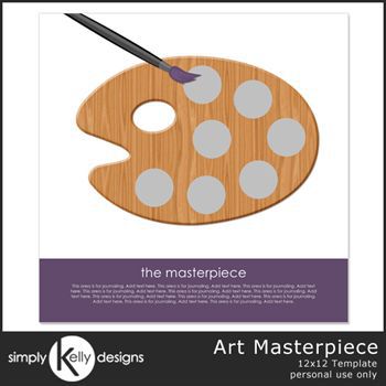Art Masterpiece 12x12 Template