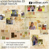 12 X 12 Scrap.templates 53 - Page Layouts