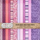 Color Coded Papers - Rosie Posie