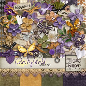 Color My World Scrap Kit