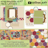 12 X 12 Scrap Templates 47 - Page Layouts