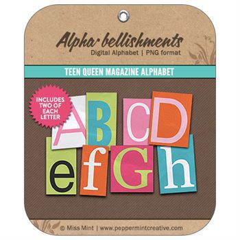 Teen Queen Magazine Alphabet